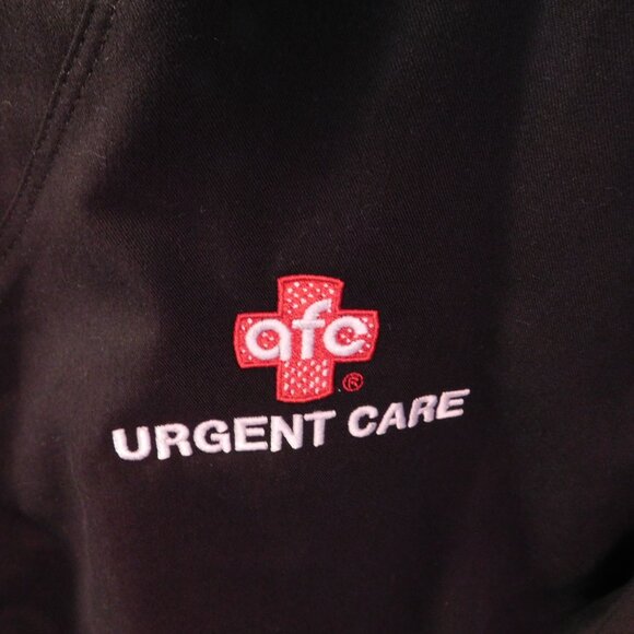 Grey's Anatomy by Barco Scrub Top Women's V-Neck Black Size Large NEW - Picture 3 of 6